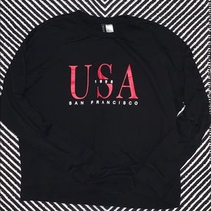H&M USA pullover.